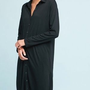 Anthropologie midi shirt dress